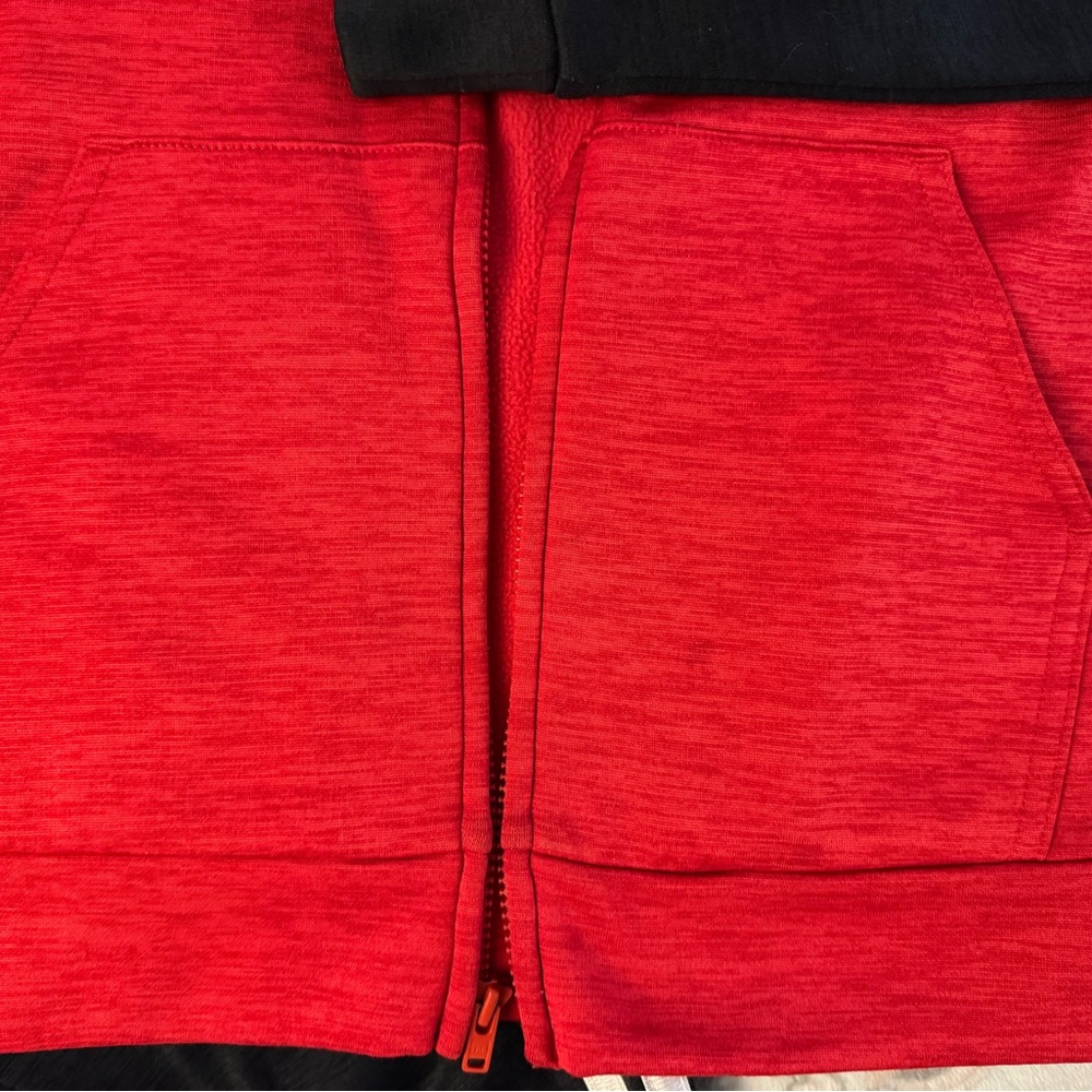 Adidas Kids Red and Black Fleece lined suit - Picture 5 of 5